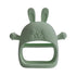 Generic 12x12x4.5cm, 6-12 Children Teething Toy, Soft Flexible Texture, Gum Massager, Care Accessories, Adorable Bunny