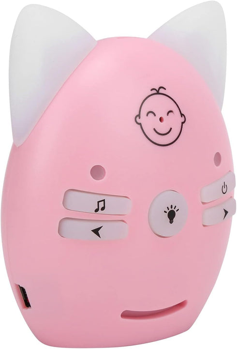 Home Safety Baby Monitor Walkie-Talkie Pair - Night Light Sound Monitor for Family Communication 100-240V