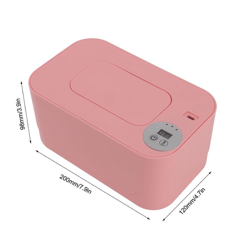 Fuchooky Baby Shower Gifts White, Wipes Warmer with Night Light Temperature Adjustable Refillable Multifunctional
