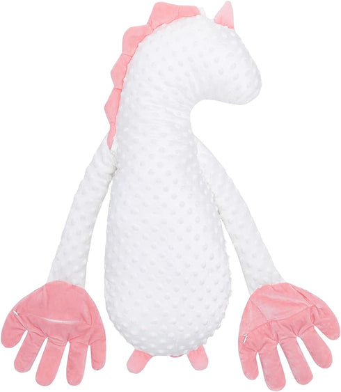 DAOLUAN Baby Soothers Toys, Cute Animal Plush Stuffed Doll Toy for Girls Boys, Portable Dinosaur Unicorn Figure