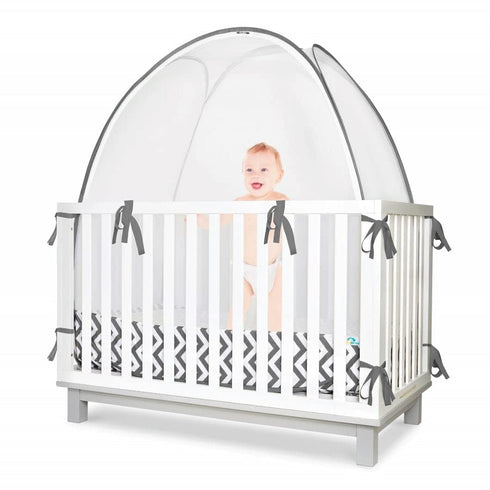 KinderSense - Premium Baby Safety Crib Tent - Toddler Crib Topper to