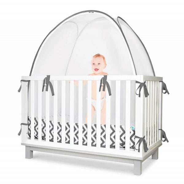 KinderSense - Premium Baby Safety Crib Tent - Toddler Crib Topper to
