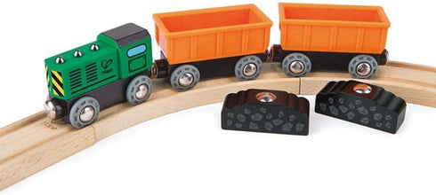 Set Hape Diesel Freight Train with Magnetic Connection