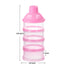 Accmor On The Go Formula Dispenser, 4 Compartments Stackable Container for Baby Milk Powder (BPA Free)