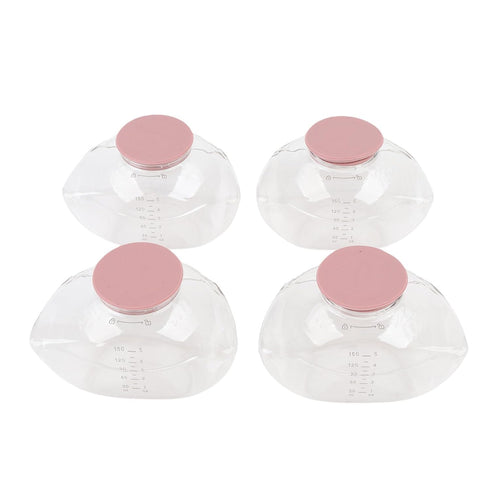 Generic M9 Breastmilk Collection Cup Replacement 4 Pcs 150ML Leak Proof Milk Collector