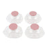 Generic M9 Breastmilk Collection Cup Replacement 4 Pcs 150ML Leak Proof Milk Collector