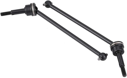 RC Car Drive Shaft, 2 Pcs Metal Front Rear Universal Drive Shaft for HIMOTO E10MTL E10MT (Black)