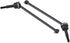 RC Car Drive Shaft, 2 Pcs Metal Front Rear Universal Drive Shaft for HIMOTO E10MTL E10MT (Black)
