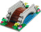 Arch Bridge Pond Building Blocks, Small Fountain Scenery Accessories Set Compatible with Major Brands