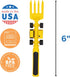 Set Constructive Eating - Toddler Construction Utensils Made in USA - Silverware for Toddlers - Utensils for Kids