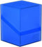 Ultimate Guard Boulder 100+ Classic Deck Case for 100 Double-Sleeved TCG Cards, Sapphire, Secure & Durable Storage