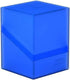 Ultimate Guard Boulder 100+ Classic Deck Case for 100 Double-Sleeved TCG Cards, Sapphire, Secure & Durable Storage