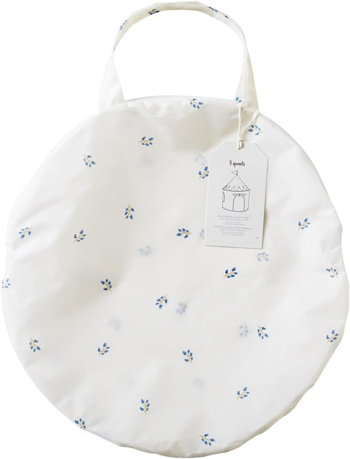 3 Sprouts Kids Play Tent - Fun Indoor Playhouse for Boys & Girls, Durable Recycled Fabric for Ages 3-10 - Blueberry