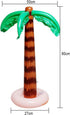 Inflatable Palm Tree Decoration, 2 Pack Jumbo Coconut Trees for Hawaiian Luau Party Decor