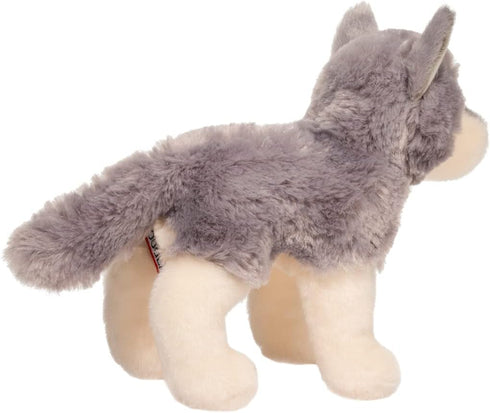 8-Inch Douglas Ashes Wolf Plush Stuffed Animal - Long