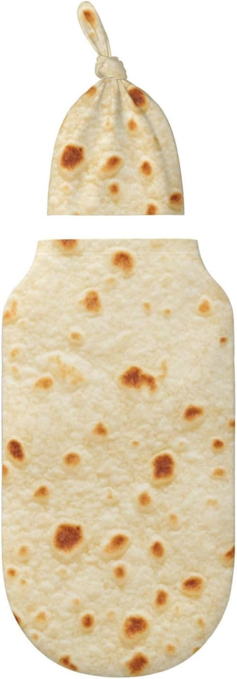 Tortilla Swaddle Blankets Soft Receiving Blanket Burrito Baby Swaddle Wrap for Baby Girls Boys