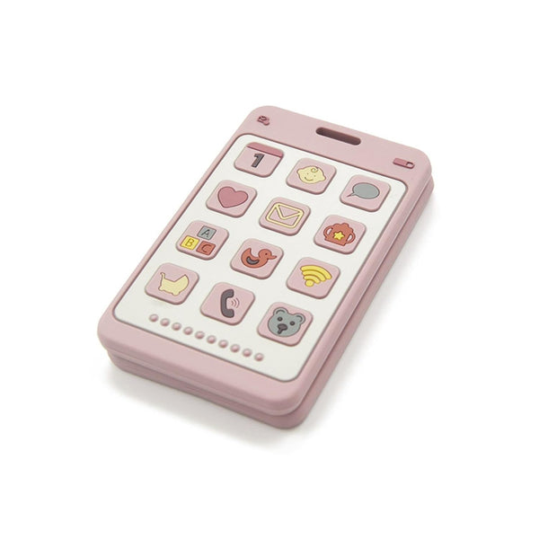 Soft Silicone Phone Shape Teether Boys Girls Baby Molar Teether Chew Toys,