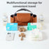 hadefa Stroller Organizer Bag Universal Stroller Hanging Bag, Waterproof Multi-Functional Storage Pouch for Diapers