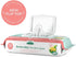 6 packs 72ct 432ct Aleva Naturals Bamboo Baby Sensitive Wipes | Unscented | Extra Strong and Ultra Soft | Natural