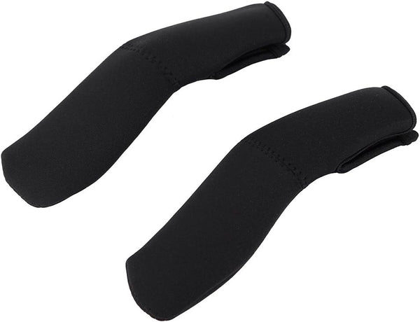 Toddler Stroller Handle Cover, 1 Pair, Black Neoprene Replacement Pushchair Handle Cover for Most Stroller Prams