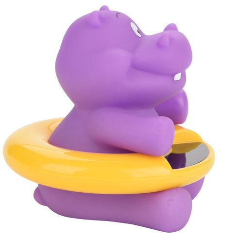 Yinhing Bath for Kids Floating Yellow Duck Design with Temperature Display Fun Animal Bathing Accessory for Infants