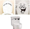 POPIGIST 3pcs Combo Washroom Room WC Toilet Seat Stickers Put ME Down Monster