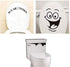 POPIGIST 3pcs Combo Washroom Room WC Toilet Seat Stickers Put ME Down Monster