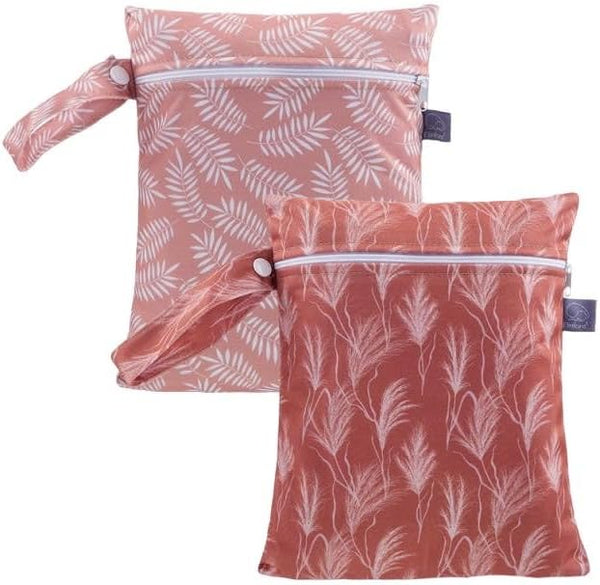 Generic 2pcs Waterproof Cloth Diaper GG Wet Dry Bags Travel, Beach, Pool, Daycare