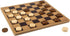 The Dreidel Company Classic Wooden Board Games, Great for Prizes, 10" (Wooden Checkers)