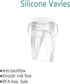 6pcs, Mommed S21 S18/S19, Duckbill Valve Silicone Diaphragm Suitable for Breast Pump, Compatiable with Missaa Mumgaroo