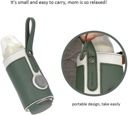Cover,3 (5) Keenso Baby Bottle Keep Warm TemperaturePortable Baby Bottle Warmer with USB Power, for Home and on The