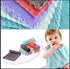 Kyapoo Baby Washcloths 12 Pack, 12x12 Inches Microfiber Coral Fleece for Newborns, Infants, Toddlers