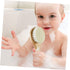 Set VICASKY Wooden Care Brush and Multi-use Woolen Comb for Newborns and Toddlers Gentle Scalp Massager for Healthy
