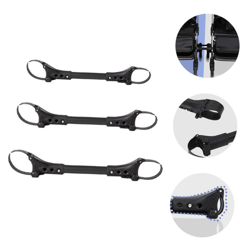 Adjustable Dual Connector for Baby Stroller, 3pcs Universal Aluminum Tube Car Accessories for Twins Stroller