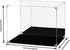 Acrylic Display Case for Collectibles, Clear Box with Mirrored Back for Action Figures, Lego Model, Doll Toys Display