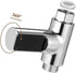 Xoeryoy 5~85C 360 Digital Shower Thermometer Digital Thermometer, with Rotating LED Water Meter Shower Water