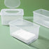 HAKIDZEL 4pcs Refillable Wipes Dispenser Container with Lid Dustproof Pp Plastic Wipe Storage Box for Home and Travel