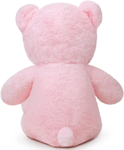 Sausudols 16'' Teddy Bear Stuffed Animal Small Teddy Bear Plush Toy Gift for Valentine Christmas Birthday Pink