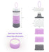 LADISO 4 Baby Formula Dispenser, Formula Container, BPA Free, Layers, Baby Feeding Travel Storage Container, Portable
