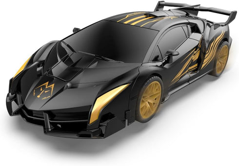 Beamryx 360 RC Toy Stunt Transforming RC Car - Rotation Remote Controlled Car and Robot Toys for Boys Kids