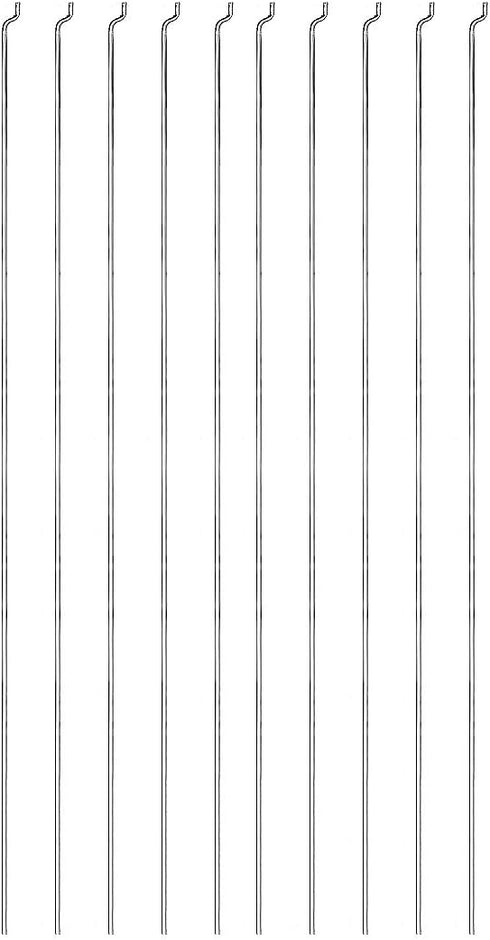 uxcell 1.2mm x 260mm Steel Z Pull/Push Rods for RC Airplane Boat Replacement (Pack of 10)
