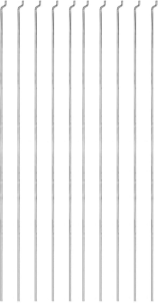 uxcell 1.2mm x 260mm Steel Z Pull/Push Rods for RC Airplane Boat Replacement (Pack of 10)