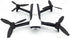Anbee 4pcs Plastic Propellers for Parrot Bebop 2 Drone Quadcopter, Black & White