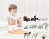 Mini Arctic Animals Toys Set - 10PCS Polar Animal Figurines Play Set for Toddlers