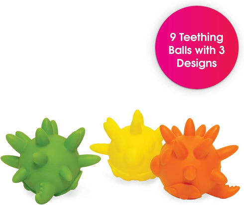 Edushape 9 Pack Dino Teether