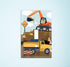 Truck Boys Room Light Switch Cover Plate - Kids Decorative Tractor Nursery Decor for Bedroom, Bathroom