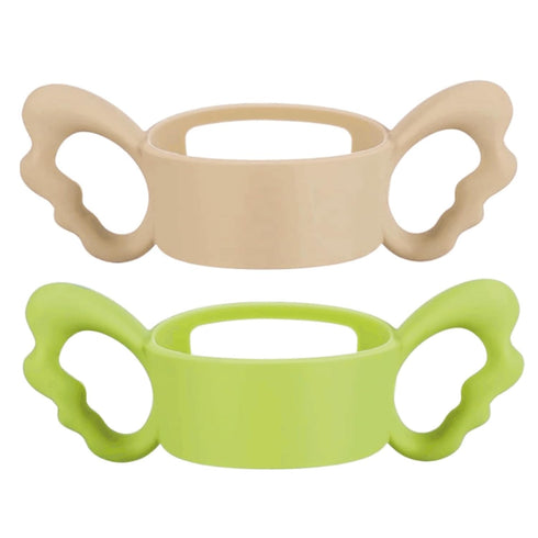 2PCS Silicone Wide-Neck Bottle Handle for Baby Bottle Handle Small Hand Gripping