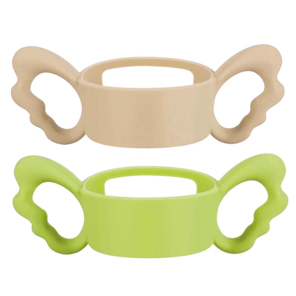 2PCS Silicone Wide-Neck Bottle Handle for Baby Bottle Handle Small Hand Gripping