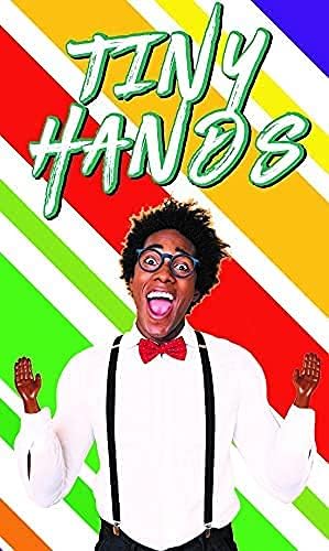 DR DINGUS Tiny Hands (1 Pair, Dark Tone) - Mini Puppet Toy Hands for TikTok Videos & Family Fun