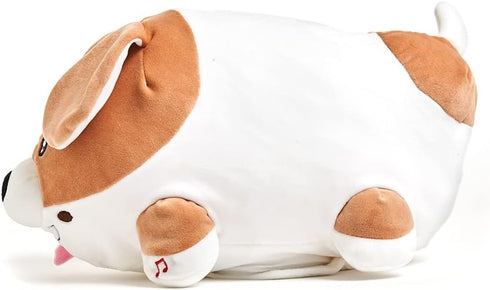 Cuddle Barn Jiggly Wigglies Puppy, Animated Interactive Stuffed Animal Dog Plush Toy with Cards, 11 inches